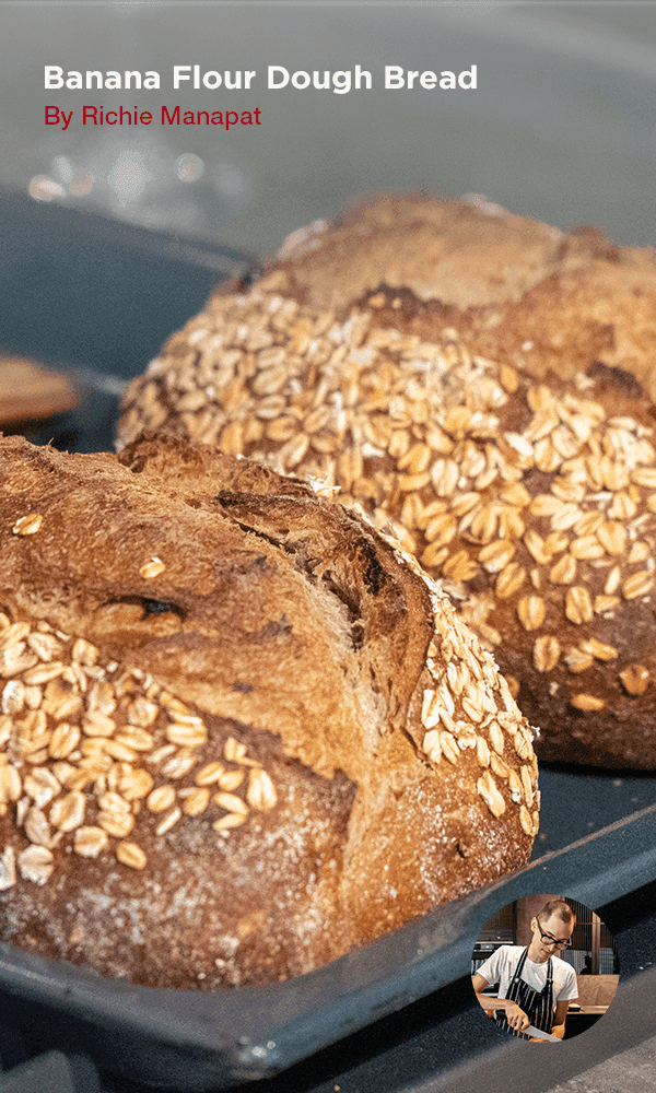 Banana Flour Dough Bread